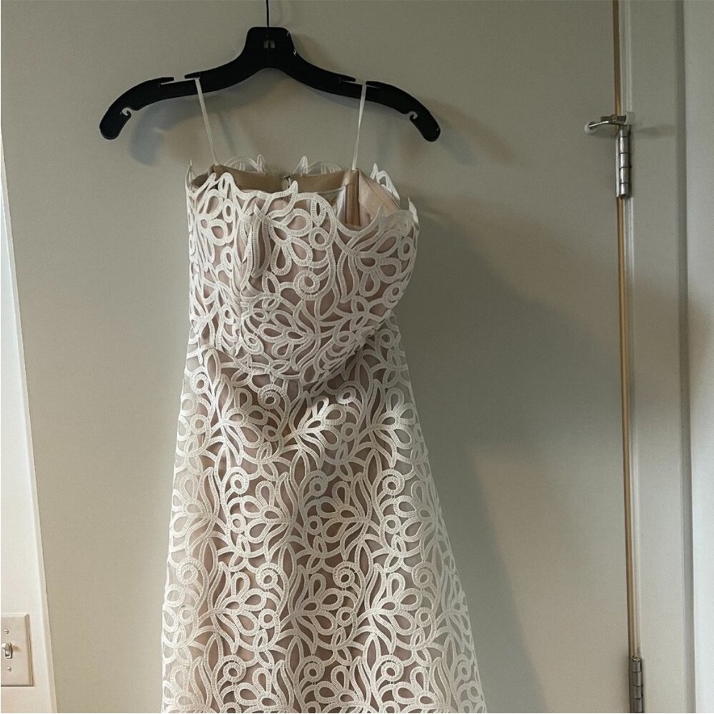 Milly Petunia Curled Lace Gown - Picture 7 of 8